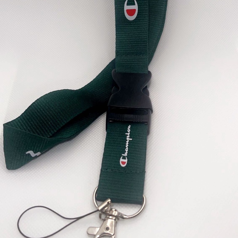 Green champion lanyard!